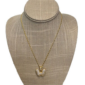 ✨HOST PICK✨ Gemelli Puffy Pave W Gold Necklace